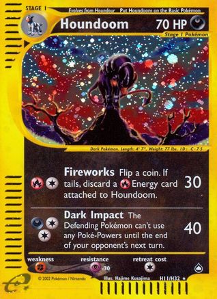 Houndoom (H11) (/147) Holofoil [Vintage: Aquapolis] Pokemon Single Pokémon
