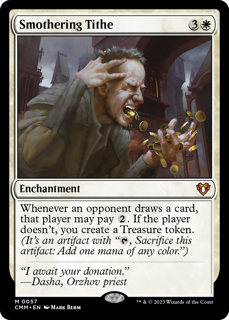 Smothering Tithe (CMM-057) [Commander Masters] MTG Single Wizards of the Coast