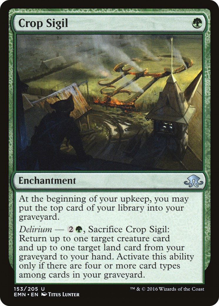 Crop Sigil (EMN-153) [Eldritch Moon] Foil MTG Single Wizards of the Coast