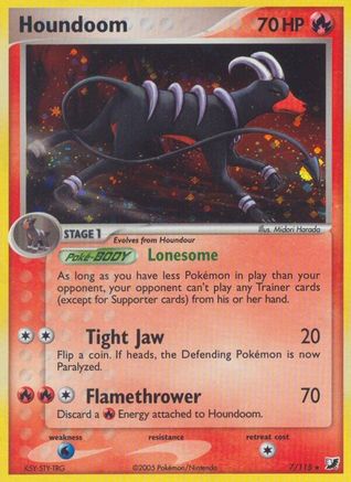 Houndoom (/115) Holofoil [EX: Unseen Forces] Pokemon Single Pokémon