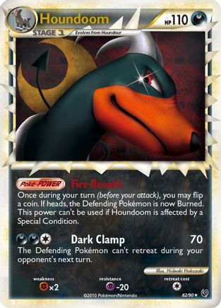 Houndoom (Prime) (/90) Holofoil [HGSS: Undaunted] Pokemon Single Pokémon