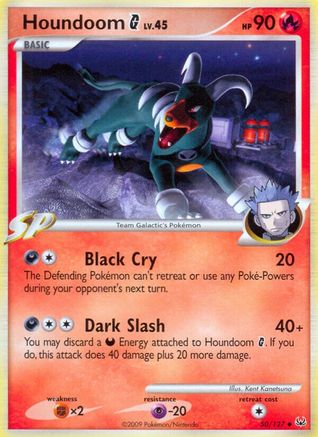 Houndoom G 50/127 [Platinum: Base set] Pokemon Single Pokémon