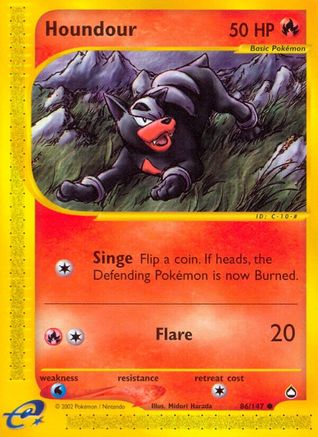Houndour (86/147) Reverse Holofoil [Vintage: Aquapolis] Pokemon Single Pokémon