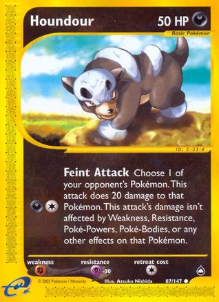 Houndour (87/147) Reverse Holofoil [Vintage: Aquapolis] Pokemon Single Pokémon
