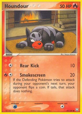 Houndour - 059/109 (59/109) Reverse Holofoil [EX: Team Rocket Returns] Pokemon Single Pokémon
