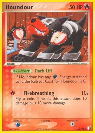 Houndour - 060/109 (60/109) Reverse Holofoil [EX: Team Rocket Returns] Pokemon Single Pokémon