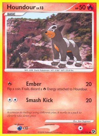 Houndour (69/106) [DP: Great Encounters] Pokemon Single Pokémon