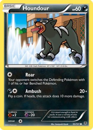 Houndour (55/101) Reverse Holofoil [BW: Plasma Blast] Pokemon Single Pokémon