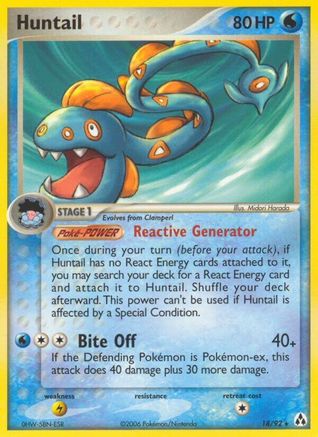 Huntail (/92) Reverse Holofoil [EX: Legend Maker] Pokemon Single Pokémon