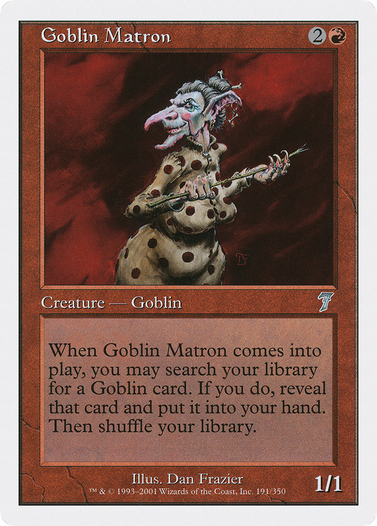 Goblin Matron (7ED-191) [7th Edition] Foil MTG Single Wizards of the Coast