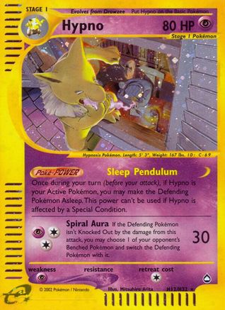 Hypno (H12) (/147) Holofoil [Vintage: Aquapolis] Pokemon Single Pokémon