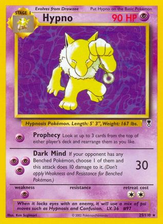 Hypno (/110) Reverse Holofoil [Vintage: Legendary Collection] Pokemon Single Pokémon