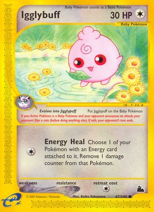 Igglybuff 067/144 Reverse Holofoil [Vintage: Skyridge] Pokemon Single Pokémon