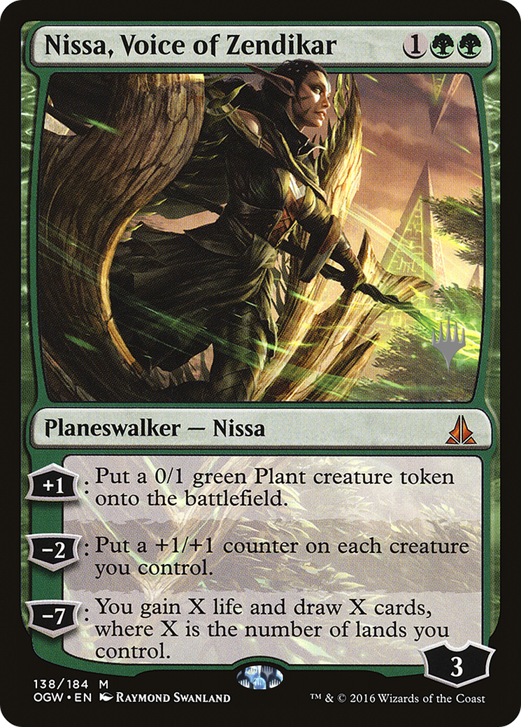 Nissa, Voice of Zendikar (PPIKO-138) [Oath of the Gatewatch Promos] MTG Single Wizards of the Coast