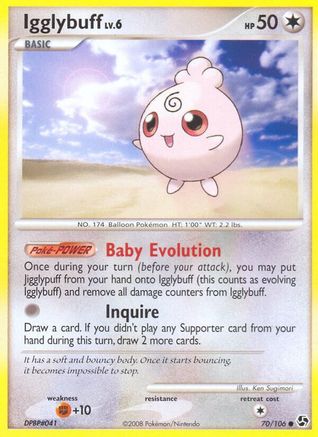 Igglybuff (/106) Reverse Holofoil [DP: Great Encounters] Pokemon Single Pokémon