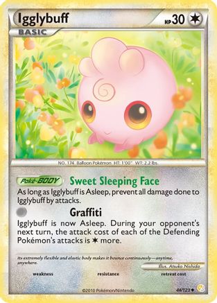 Igglybuff (44/123) Reverse Holofoil [HGSS: Base Set] Pokemon Single Pokémon