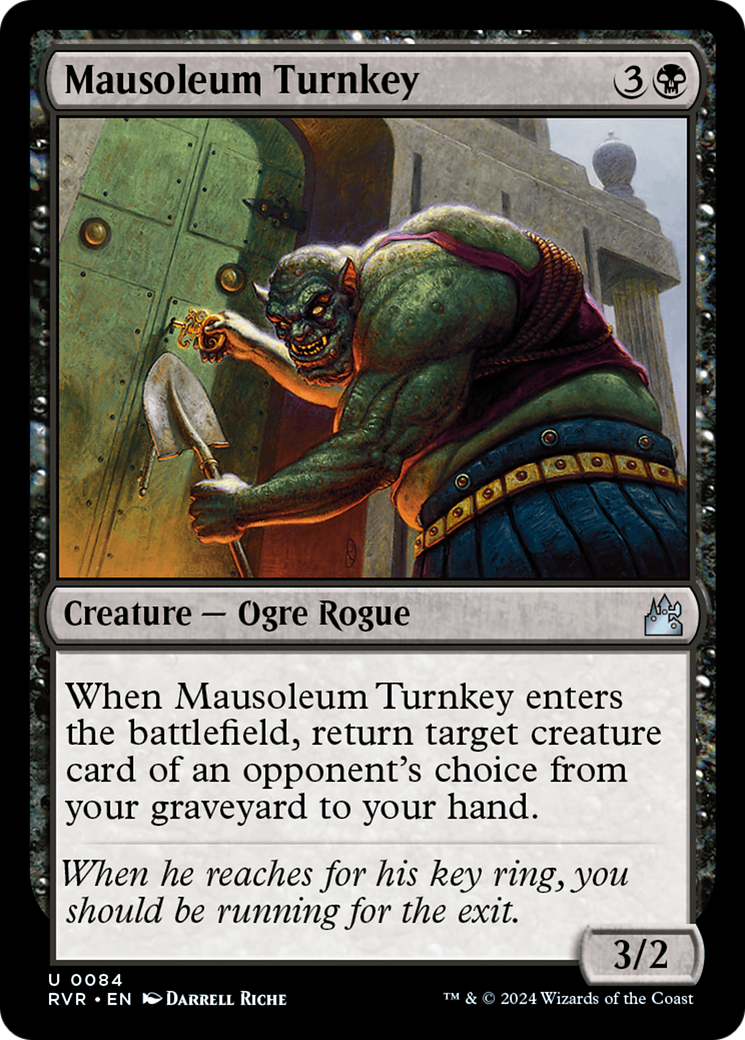 Mausoleum Turnkey (RVR-084) [Ravnica Remastered] MTG Single Wizards of the Coast