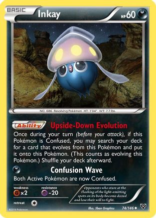 Inkay (74) (/146) [XY: Base Set] Pokemon Single Pokémon