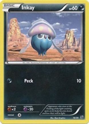 Inkay 18/39 [XY: Kalos Starter Set] Pokemon Single Pokémon