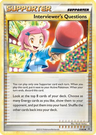 Interviewer's Questions (/95) [HGSS: Unleashed] Pokemon Single Pokémon