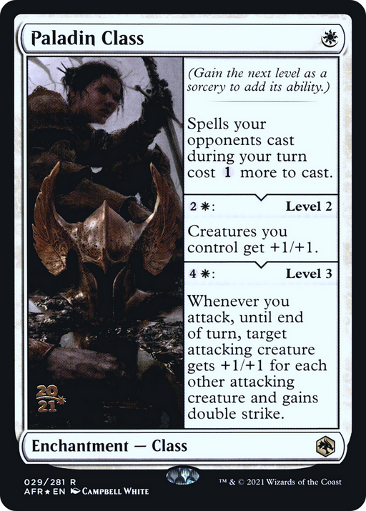 Paladin Class (PRE-029) [Adventures in the Forgotten Realms Promos] Foil MTG Single Wizards of the Coast