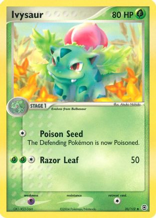 Ivysaur (35/112) Reverse Holofoil [EX: FireRed & LeafGreen] Pokemon Single Pokémon