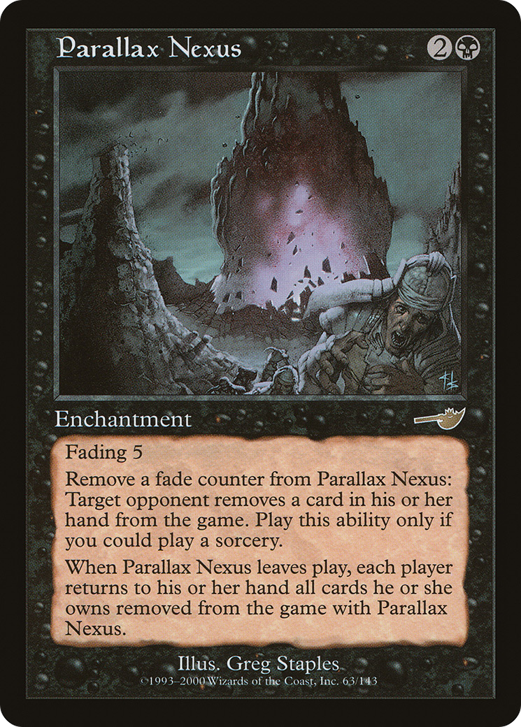 Parallax Nexus (NMS-063) [Nemesis] Foil MTG Single Wizards of the Coast
