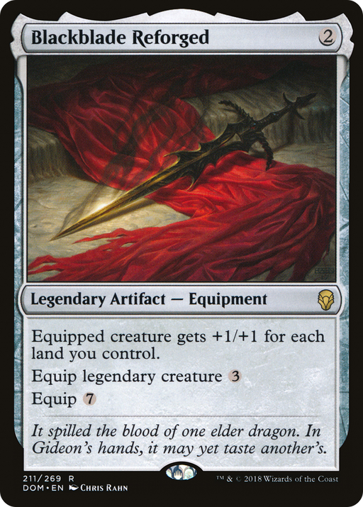Blackblade Reforged (DOM-211) [Dominaria] MTG Single Wizards of the Coast