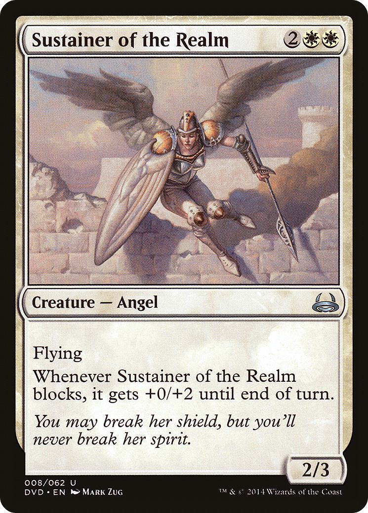 Sustainer of the Realm (DD3-008) [Misc] Duel Decks Anthology: Divine vs. Demonic MTG Single Wizards of the Coast