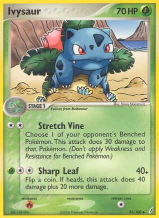 Ivysaur - 035/100 (/100) [EX: Crystal Guardians] Pokemon Single Pokémon