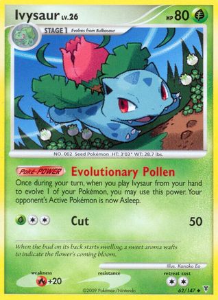 Ivysaur (62/147) [Platinum: Supreme Victors] Pokemon Single Pokémon