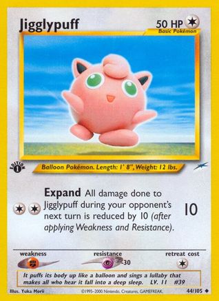 Jigglypuff (/105) 1st Edition [Vintage: Neo Destiny] Pokemon Single Pokémon