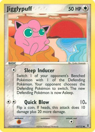 Jigglypuff (65/112) Reverse Holofoil [EX: FireRed & LeafGreen] Pokemon Single Pokémon