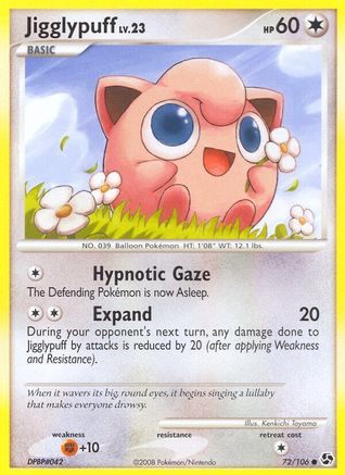 Jigglypuff (72/106) Reverse Holofoil [DP: Great Encounters] Pokemon Single Pokémon