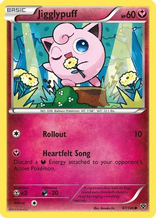 Jigglypuff (87/146) Reverse Holofoil [XY: Base Set] Pokemon Single Pokémon