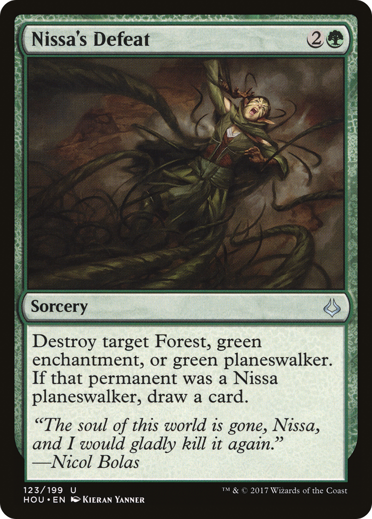 Nissa's Defeat (HOU-123) [Hour of Devastation] MTG Single Wizards of the Coast