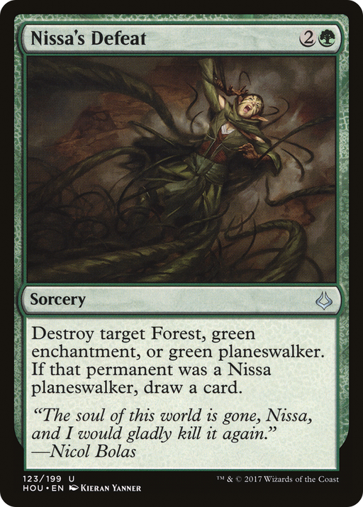 Nissa's Defeat (HOU-123) [Hour of Devastation] MTG Single Wizards of the Coast