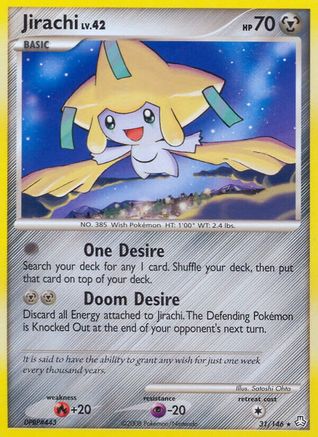 Jirachi (/146) Reverse Holofoil [DP: Legends Awakened] Pokemon Single Pokémon