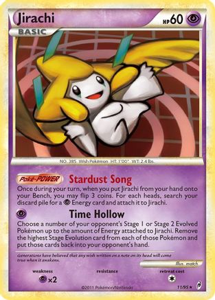 Jirachi (/95) Reverse Holofoil [HGSS: Call of Legends] Pokemon Single Pokémon