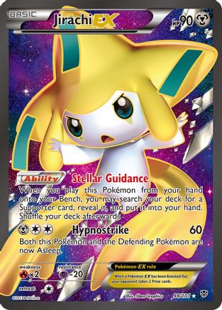 Jirachi EX (98 Full Art) (98/101) - [BW: Plasma Blast] Holofoil Pokemon Single Pokémon