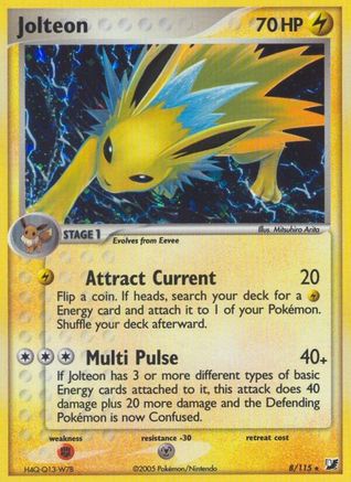 Jolteon (/115) Holofoil [EX: Unseen Forces] Pokemon Single Pokémon