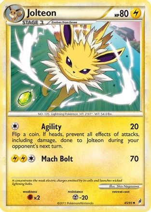Jolteon (45/95) [HGSS: Call of Legends] Pokemon Single Pokémon