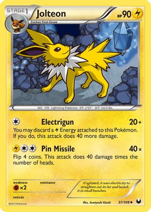 Jolteon (/108) [BW: Dark Explorers] Pokemon Single Pokémon