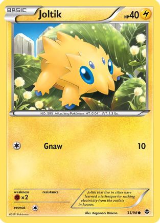 Joltik (/98) Reverse Holofoil [BW: Emerging Powers] Pokemon Single Pokémon