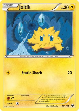 Joltik (42) (/108) [BW: Dark Explorers] Pokemon Single Pokémon