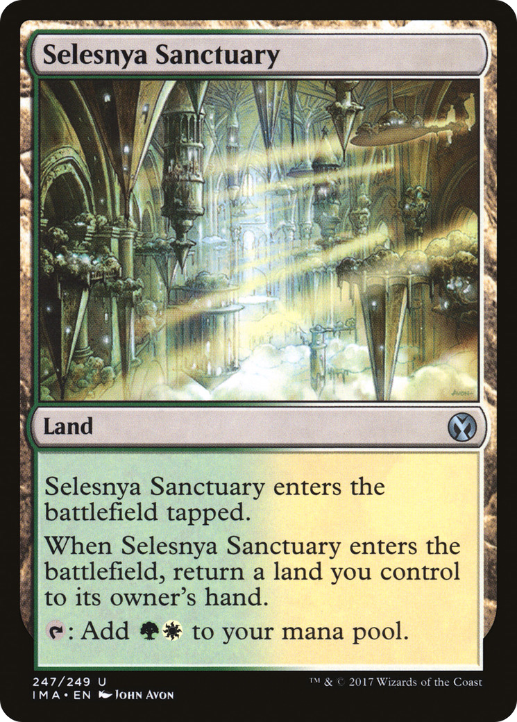 Selesnya Sanctuary (IMA-247) [Iconic Masters] MTG Single Wizards of the Coast