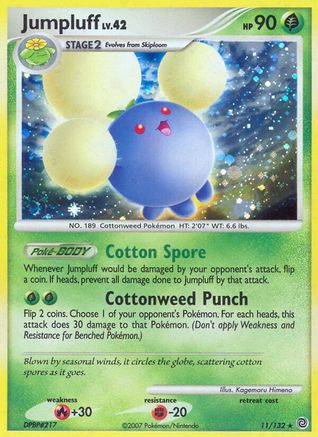 Jumpluff (/132) Reverse Holofoil [DP: Secret Wonders] Pokemon Single Pokémon