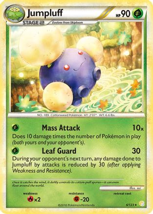 Jumpluff (6/123) Reverse Holofoil [HGSS: Base Set] Pokemon Single Pokémon