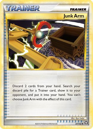 Junk Arm (87/102) [HGSS: Triumphant] Pokemon Single Pokémon