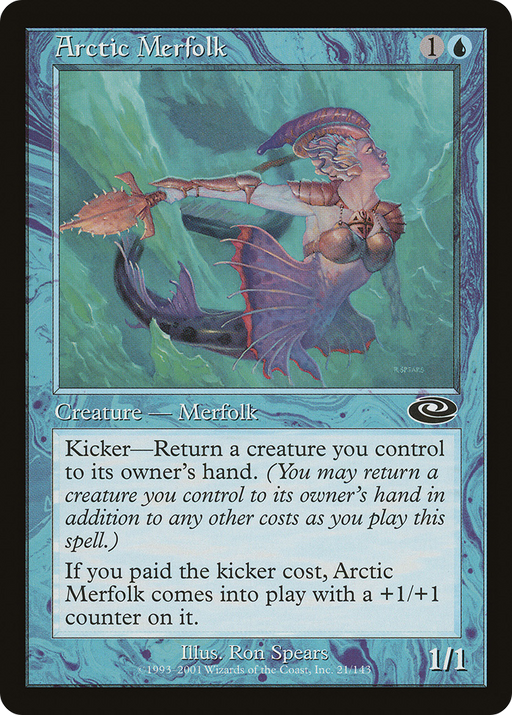 Arctic Merfolk (PLS-021) [Planeshift] MTG Single Wizards of the Coast